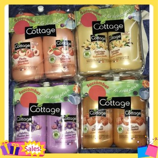 Set quà 2 chai Sữa tắm Cottage 250ml