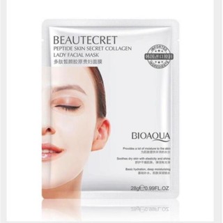 Mặt nạ Thủy tinh dạng thạch trong suốt bổ sung collagen Bioaqua