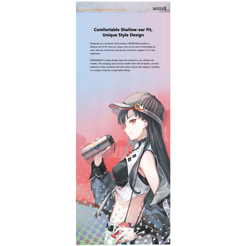Tai nghe Bluetooth Moondrop Nekocake Girl Frontline Phiên Bản Giới Hạn | anime girl – MITSUKIYUKI | Bluetooth 5.2
