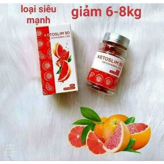 Giảm cân thái lan KetoSlim Bưởi đỏ giảm nhanh an toàn -Hộp 30v