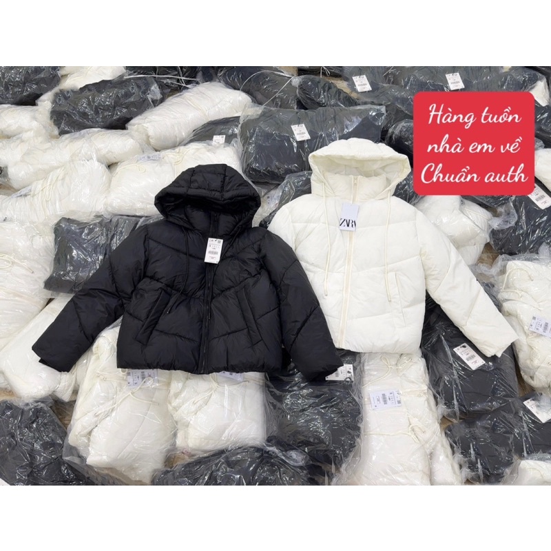 Áo khoác loại 1 xịn, áo phao  nữ , Zara xuất dư 2023