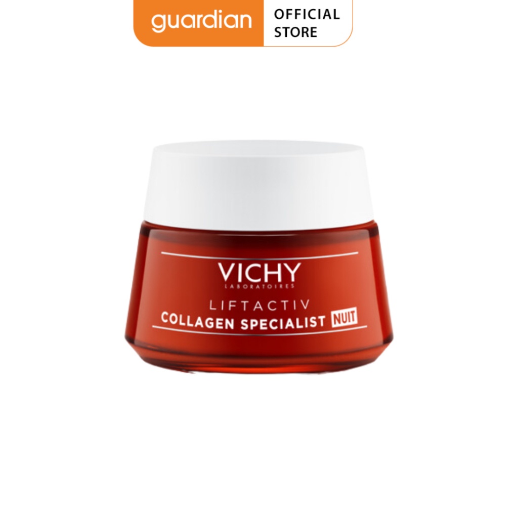 Kem Dưỡng Vichy Liftactiv Collagen Specialist Hỗ Trợ Sáng Da, Mờ Thâm Nám Ban Đêm 50ml