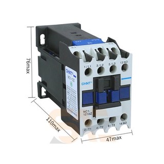 Khởi động từ 3p chint nc1-1210, contactor 12a hàng chính hãng chịu tải lên đến 5,5kw