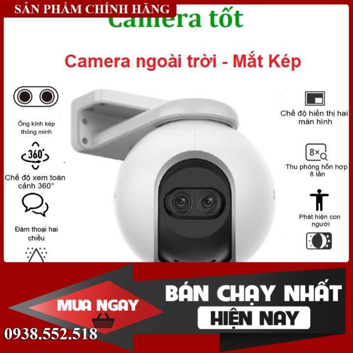 Camera Ezviz C8PF 2MP Mắt Kép - AI Thông minh- Xoay 360 độ- Đàm thoại 2 chiều