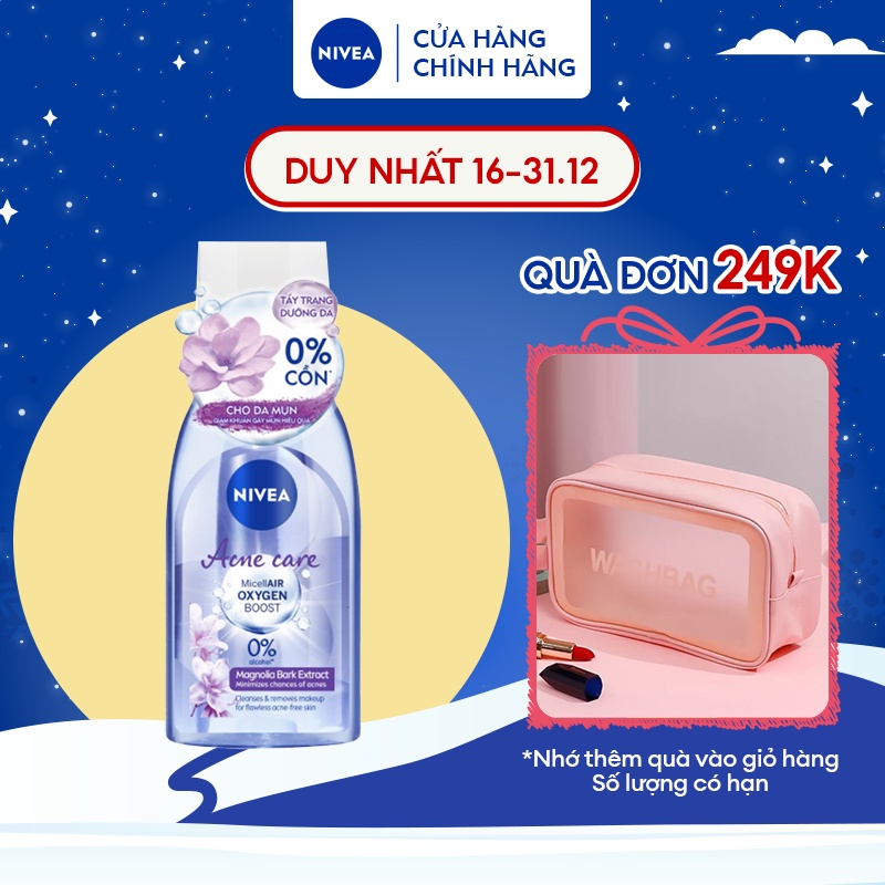 Nước Tẩy Trang NIVEA Acne Care Ngừa Mụn | Sạch Sâu (125 ml) - 89270