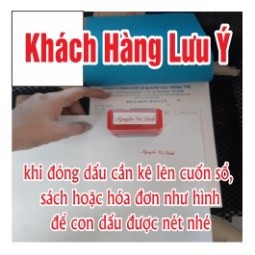Khắc dấu tên rõ đẹp 1 dòng hoặc 2 dòng, tên kèm sdt