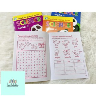 Sách - Preschool Science - bộ 4 cuốn