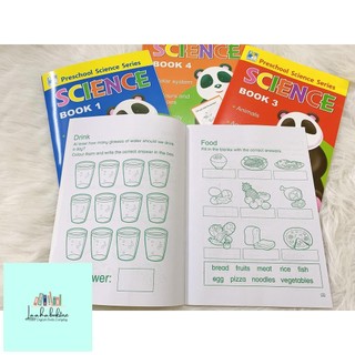 Sách - Preschool Science - bộ 4 cuốn