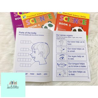 Sách - Preschool Science - bộ 4 cuốn