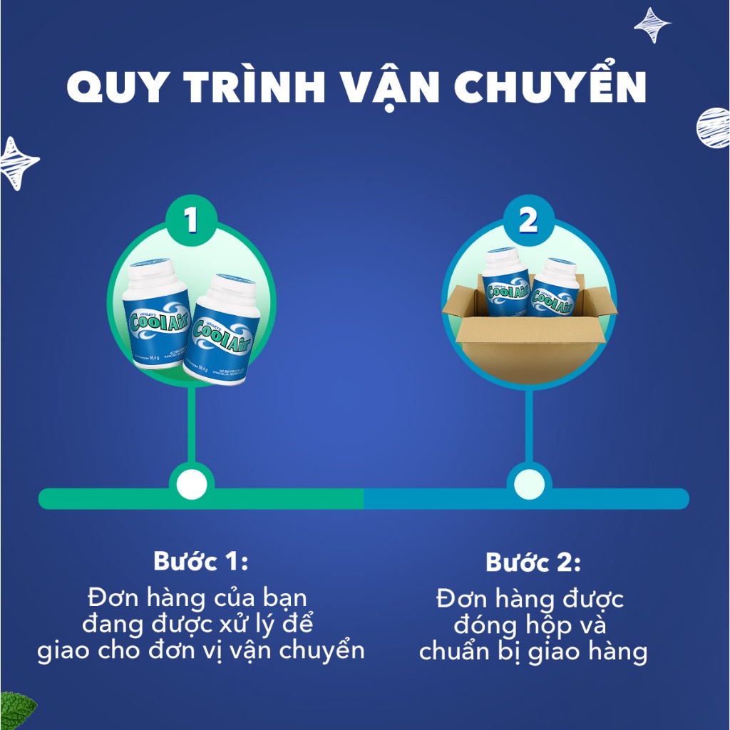 Combo 2 Hũ Kẹo Sing-gum Cool Air Hương Bạc Hà - Khuynh Diệp 40 viên