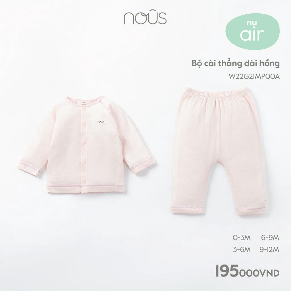 Bộ Quần Áo Nous Cài Thẳng Dài Hồng - Nous Bình Dương