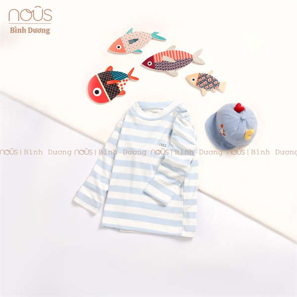 Áo cổ lọ Nous 3cm đến 5cm Nu Petit trắng 3 đến 24 tháng vải mềm mát, thấm hút tốt - Nous Bình Dương - Bipbipstore