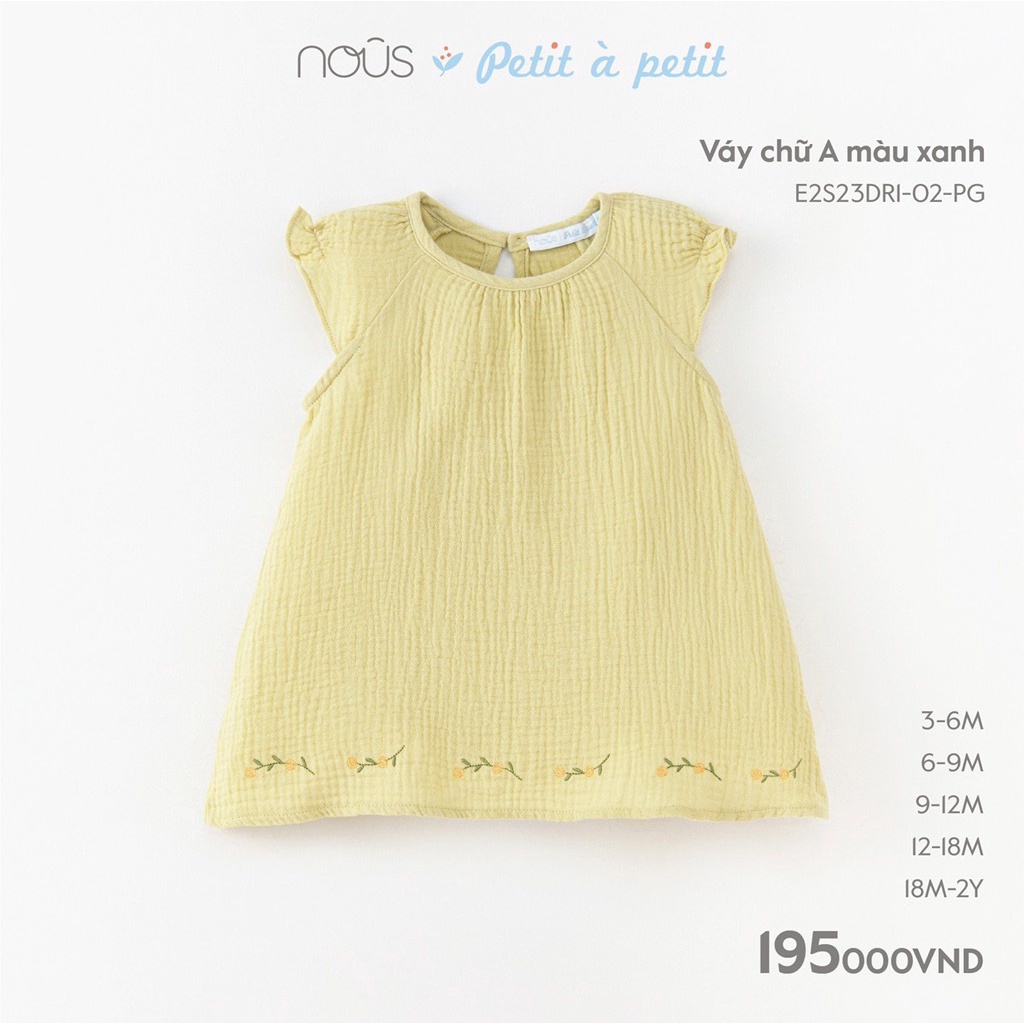 Bộ Quần Áo Trẻ Em Nous Cộc Petit kẻ tím Nu Petit - Nous Bình Dương - Bipbipstore