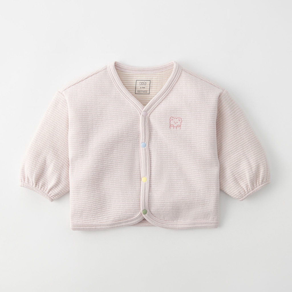 Áo khoác Nous xanh tai thỏ size 3 đến 24 tháng - Nu Choux siêu ấm - Nous Bình Dương - Bipbipstore