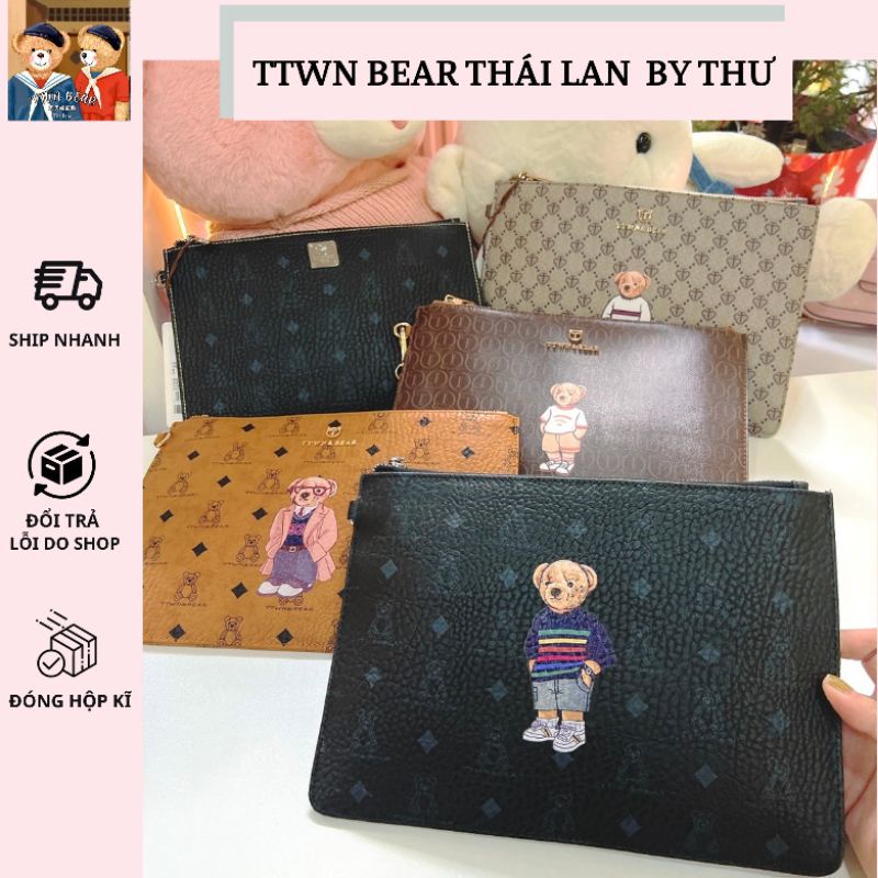 Túi Clutch dành cho ipad TTWN BEAR THÁI LAN