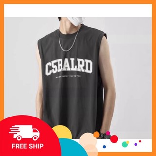 Áo ba lỗ - Áo Tank Top unisex IN C5BALRD, chất cotton 100% co giãn, thoáng mát