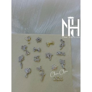 Các mẫu đá hình trang trí móng charm cao cấp không xỉn màu, charm gắn móng, charm đá cao cấp