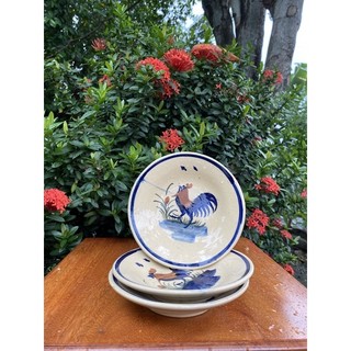 Dĩa gà nam bộ xưa size 16cm, loại 2 có chân đinh, hàng thủ công giá rẻ