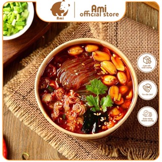 [Loại thượng hạng ] Miến cay Trùng Khánh NẮP ĐỎ hũ lớn 262g Miến cay trùng khánh chính hãng - Tiệm Nhà Gấu