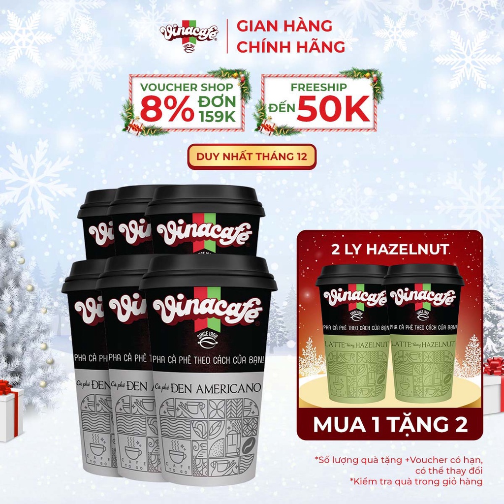 Combo 6 Vinacafé Ly Các Vị