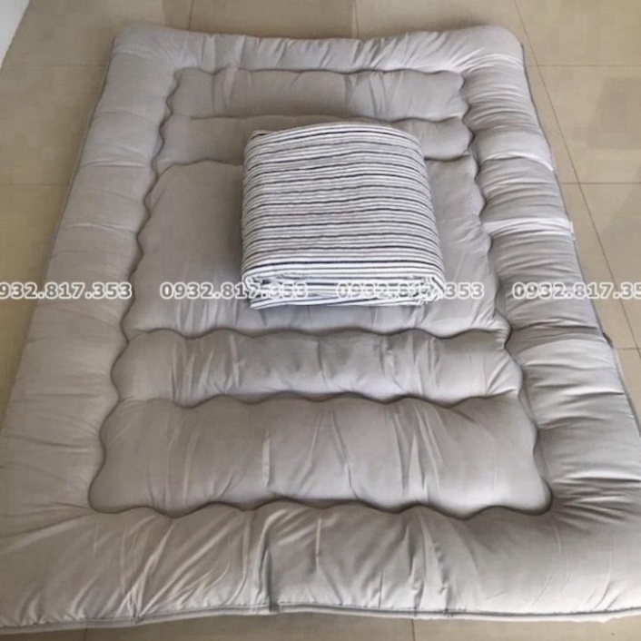 Nệm Bông xuất Nhật cao cấp Topper nệm kích thước 1m x 2m, 1m4 x 2m, 1m6 x 2m