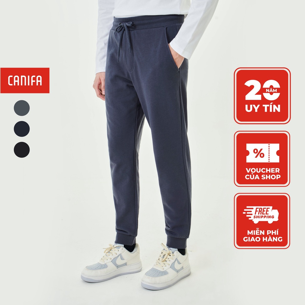 Quần nỉ nam CANIFA dáng jogger bo ống 8BP23W008