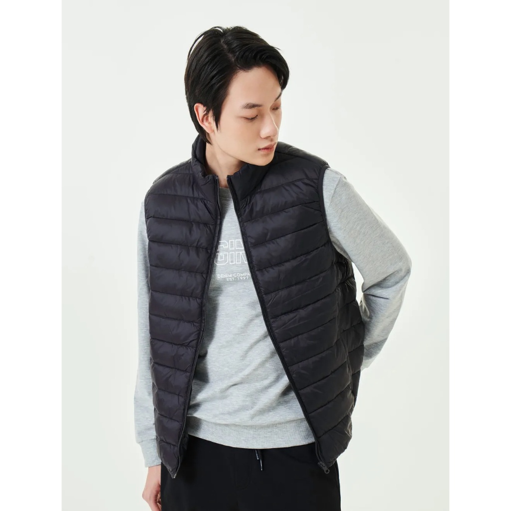 Áo khoác gilet nam CANIFA chần bông cổ cao ba lớp 8OT23W015
