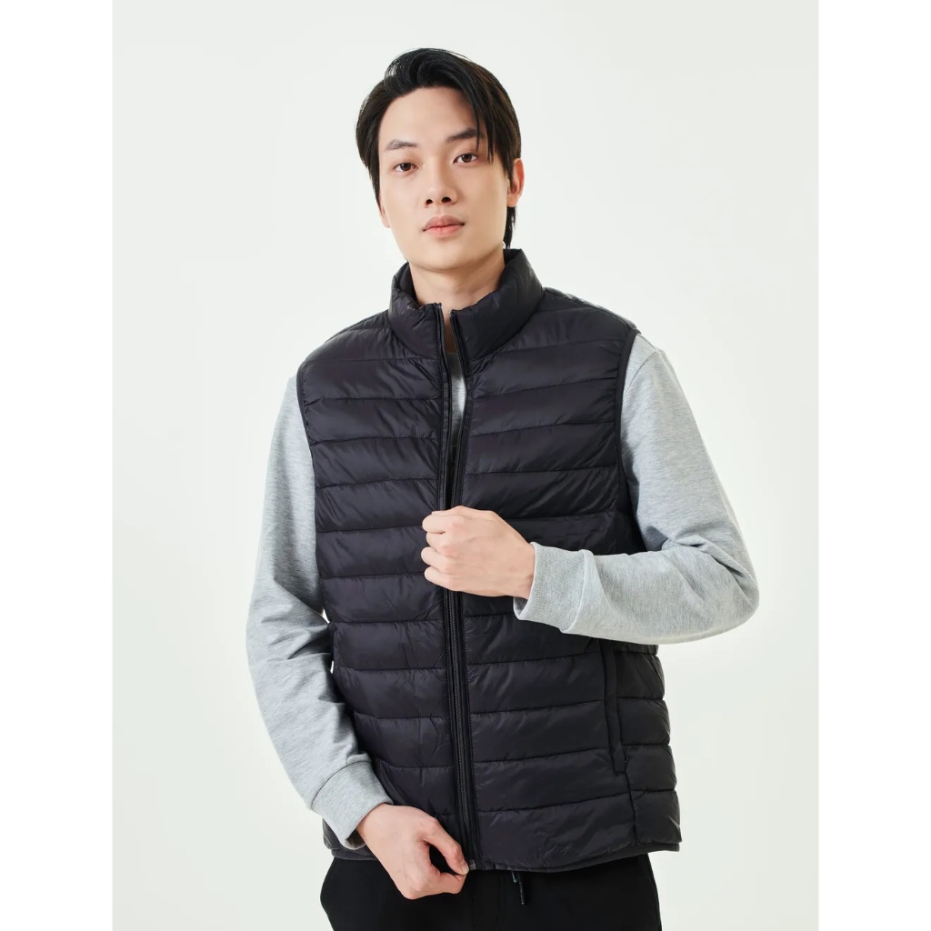 Áo khoác gilet nam CANIFA chần bông cổ cao ba lớp 8OT23W015
