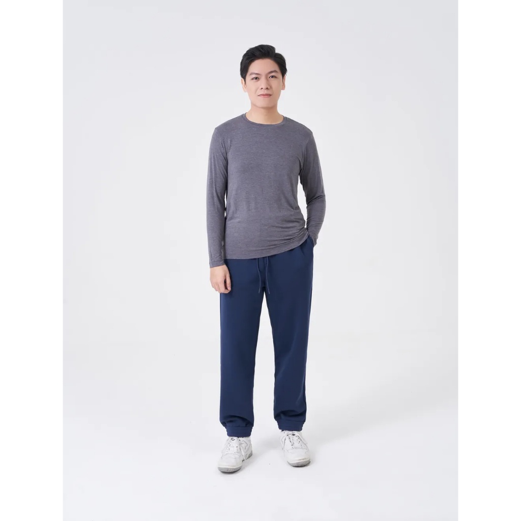 Áo giữ nhiệt nam CANIFA cổ tròn dài tay 8IT23W002