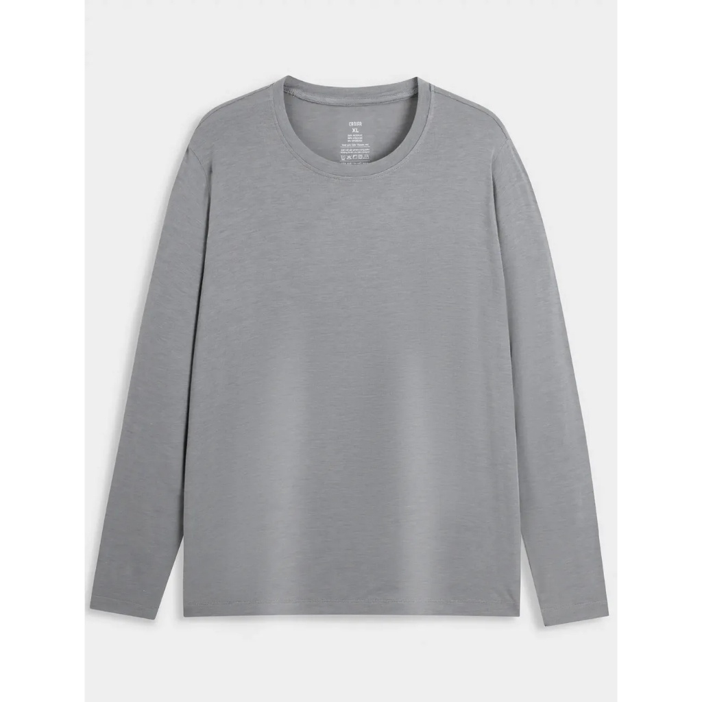 Áo giữ nhiệt nam CANIFA cổ tròn dài tay 8IT23W002