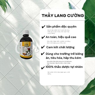 SIRO BIẾNG ĂN LANG CƯỜNG - GIÚP BÉ ĂN NGON, TĂNG CƯỜNG HẤP THU,TIÊU HÓA TỐT, TĂNG CÂN TỰ NHIÊN Thầy Thuốc Gia Đình Lang 