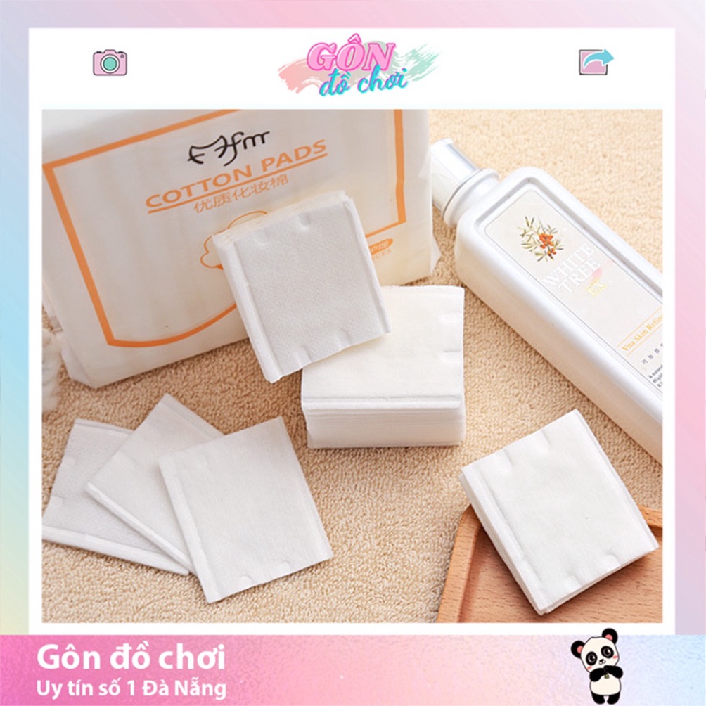 Bông Tẩy Trang 222 Miếng 3 Lớp Cotton Pads Mỹ Phẩm Nội Địa Trung Chính Hãng Gôn Đồ Chơi