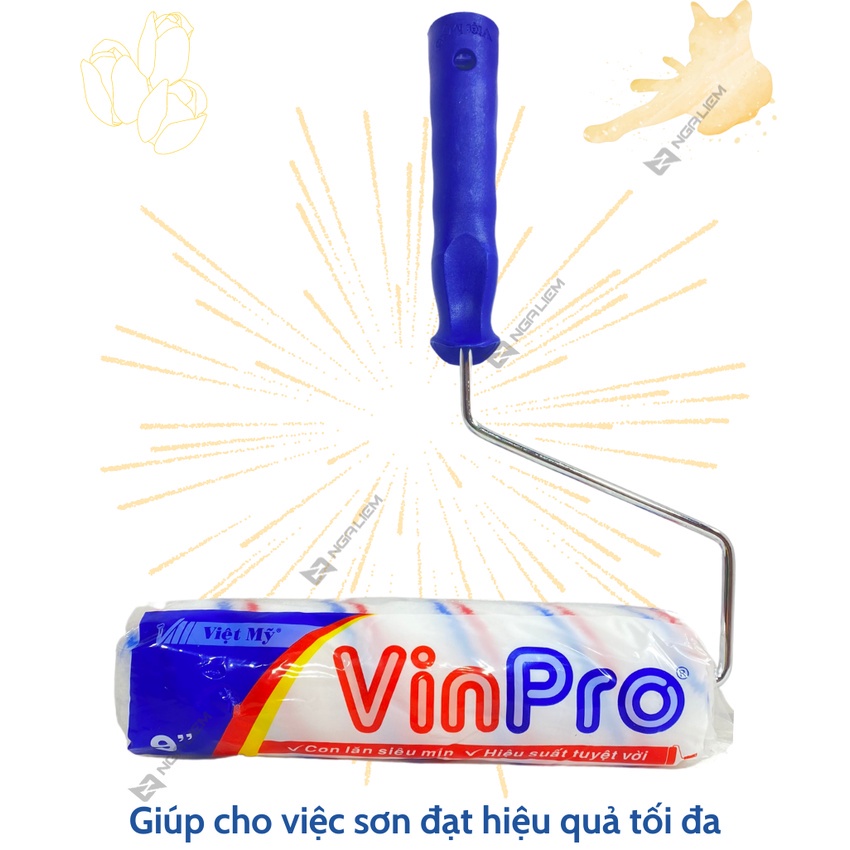 Lăn Sơn Nhựa Việt Mỹ