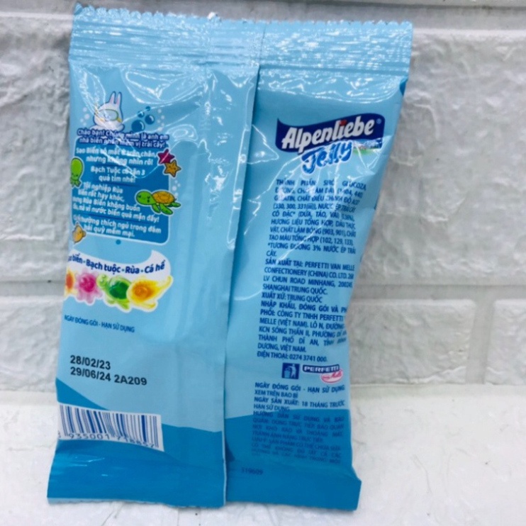 kẹo dẻo Alpenliebe Jelly Biển xanh long lanh Bánh Tráng FOOD