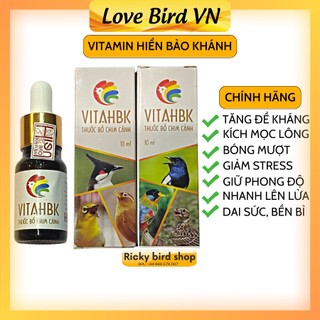 Vitamin Hiển Bảo Khánh (Chính hãng) - Cung cấp đầy đủ vitamin cho chim cảnh - Ricky bird shop  (Lồng chim Ricky)
