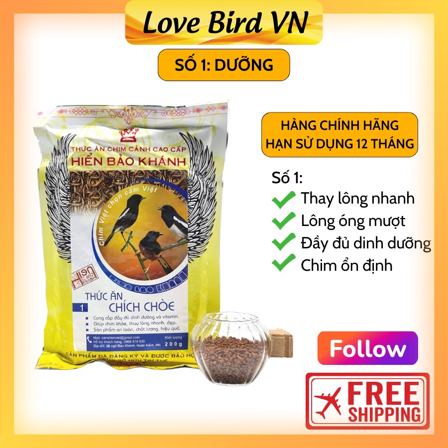 Cám chim chích chòe Hiển Bảo Khánh số 1, 2