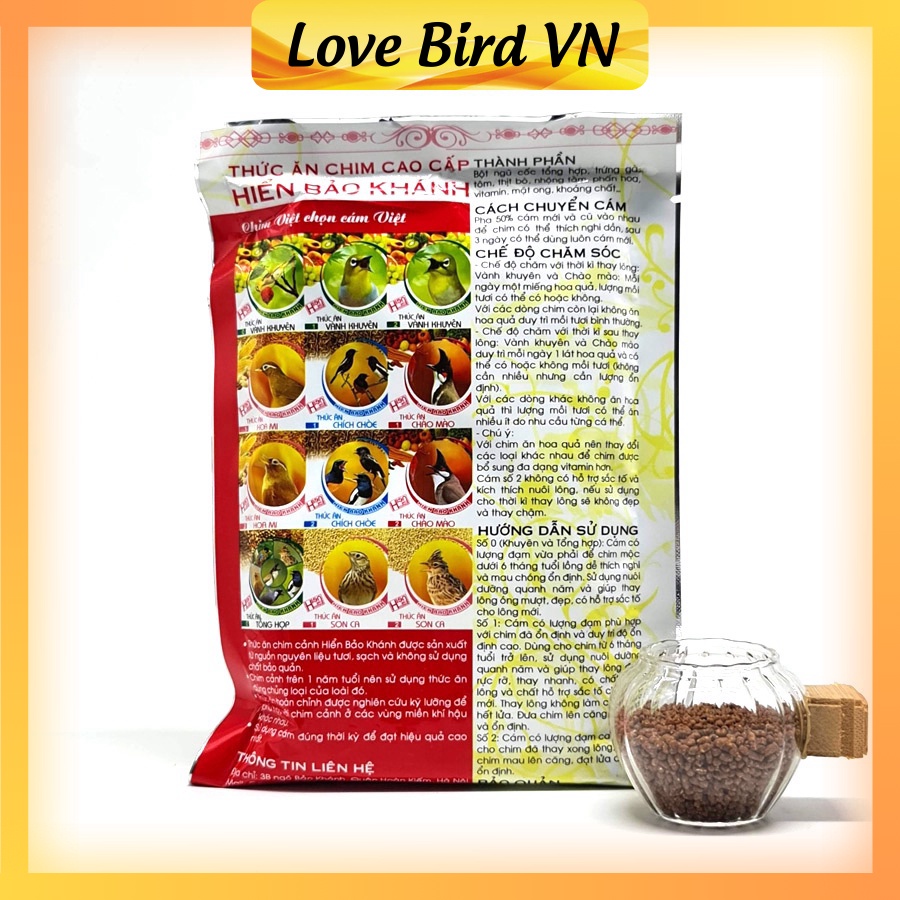 Cám chim chích chòe Hiển Bảo Khánh số 1, 2