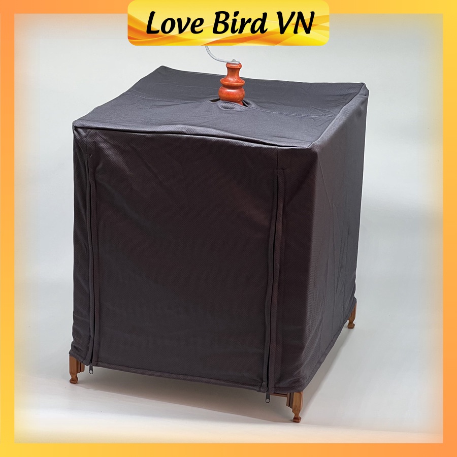 Áo lồng chim chào mào vuông, thái đấu - Vải dày co dãn - Màu tối