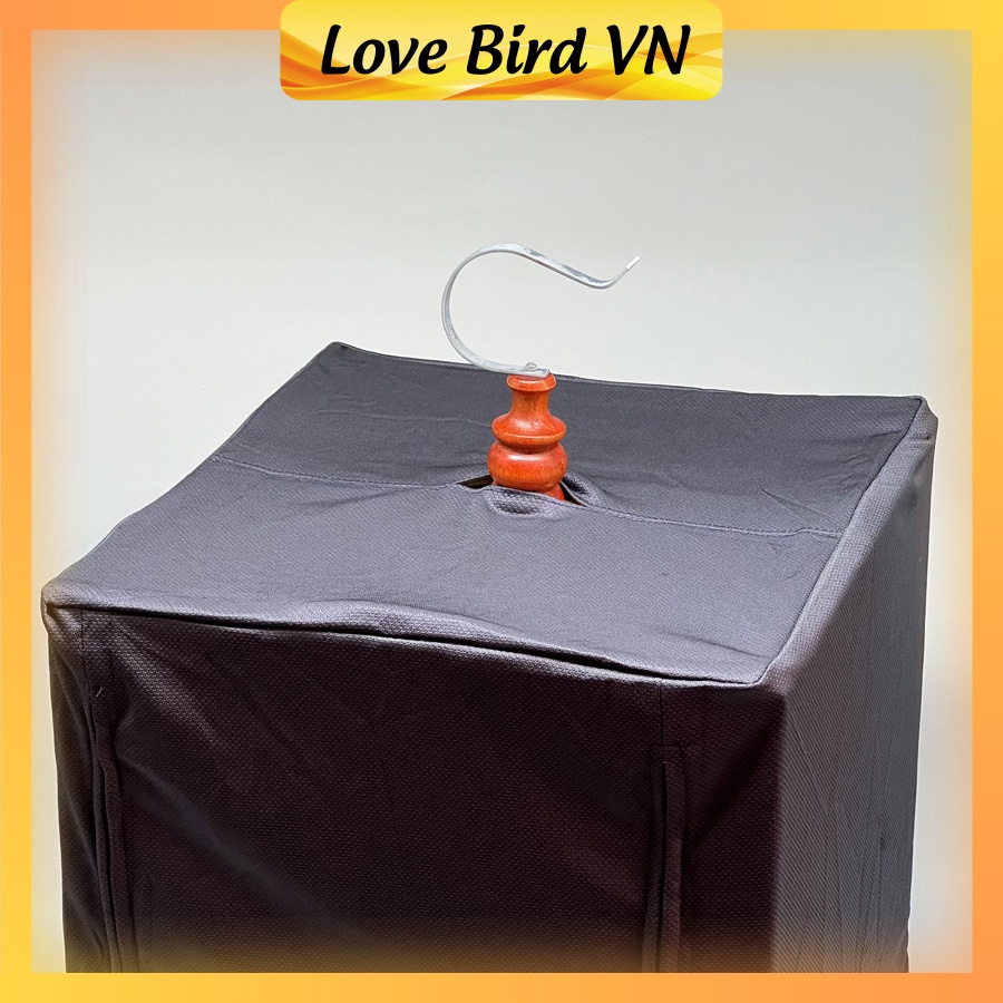 Áo lồng chim chào mào vuông, thái đấu - Vải dày co dãn - Màu tối