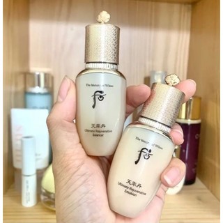    Tách sét date 2027   Cặp nước hoa hồng sữa dưỡng Whoo Ultimate 25ml+ 25ml chống lão hóa tái sinh da 
