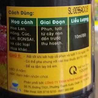 Phân bón ORG HUM - Bung Rễ Bật Mầm 100ml