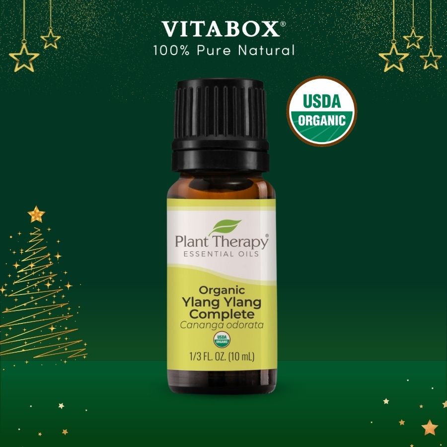 Plant Therapy - Tinh Dầu Ngọc Lan Tây Hữu Cơ - Ylang Ylang Organic Essential Oil - 10mL