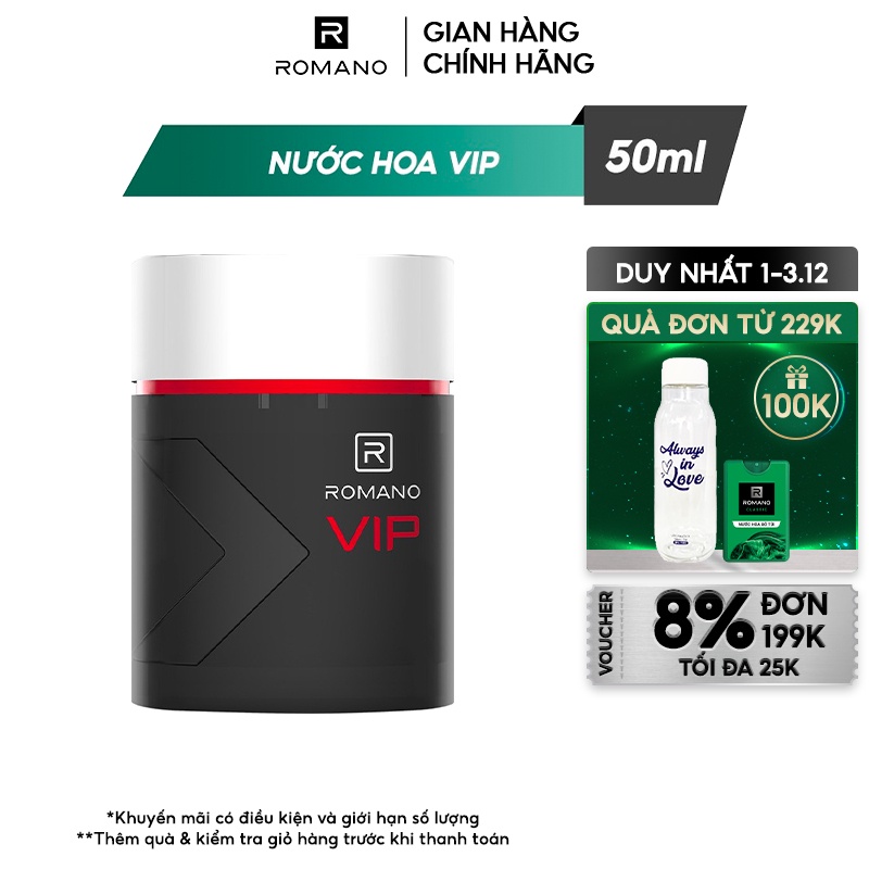 Nước hoa Romano 50ml Vip Passion Romano