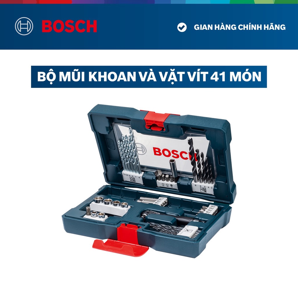 Bộ Dụng Cụ Bosch 41 Món