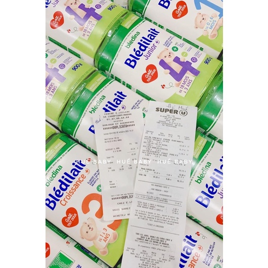[Mẫu mới 2022, bill siêu thị] Sữa Bledina, sữa bột Bledina Bledilait số 1 2 3 4 hộp 900g hàng Pháp đ