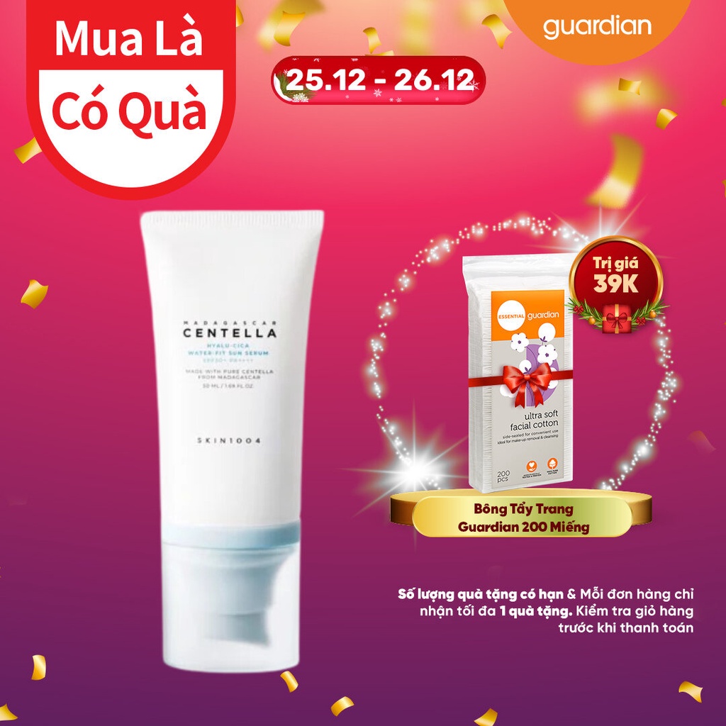 Tinh Chất Chống Nắng Cho Da Nhạy Cảm Skin1004 Madagascar Centella Hyalu-Cica Water-Fit Sun Serum SPF50+ PA++++ 50Ml