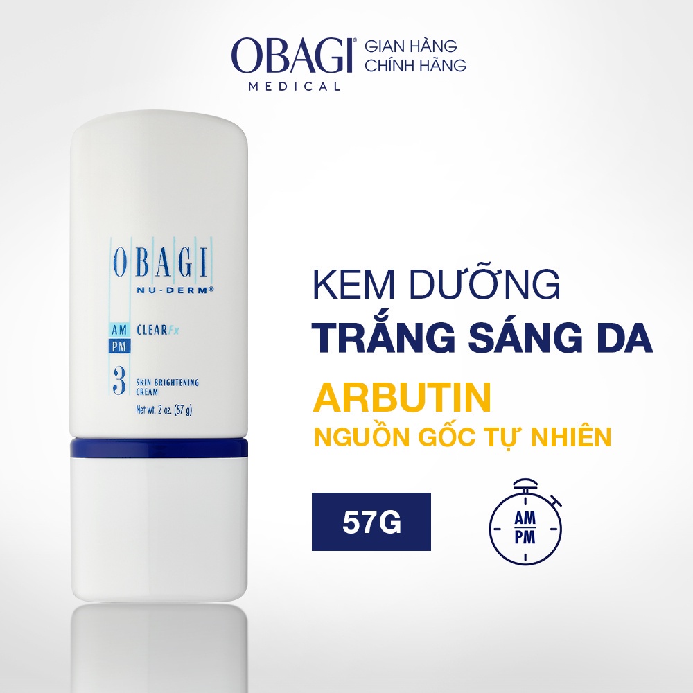 Kem Dưỡng Sáng Da & Mờ Nám Obagi Nu-Derm Clear Fx 57g