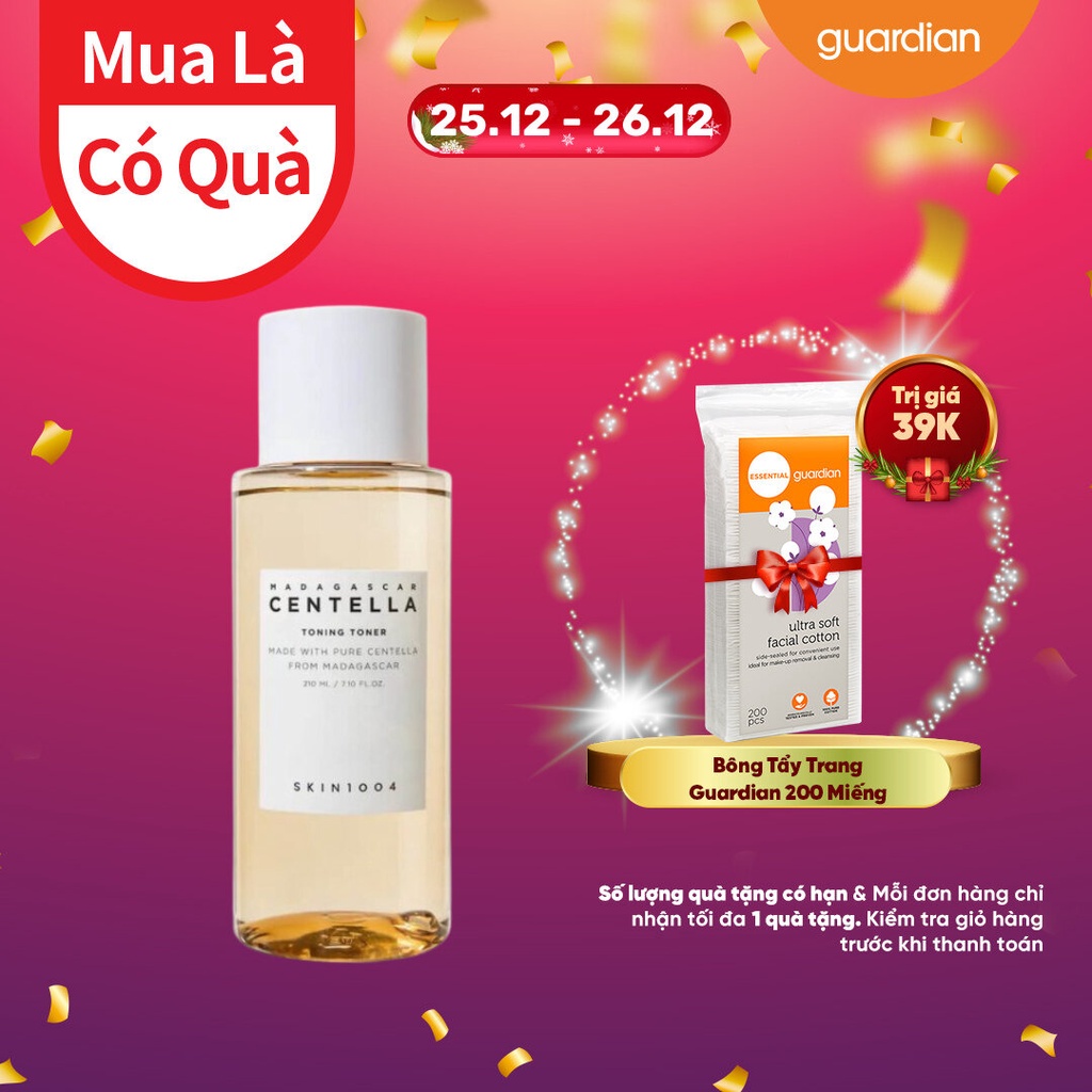 Nước Hoa Hồng Rau Má Giúp Phục Hồi Và Giúp Tái Tạo Da Madagascar Centella Toning Toner SKIN1004 210ml