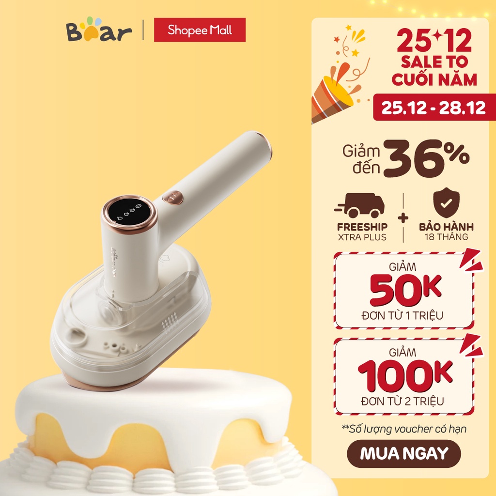 Bàn ủi hơi nước cầm tay Bear GTJ-A12Z2 - Hàng Chính Hãng