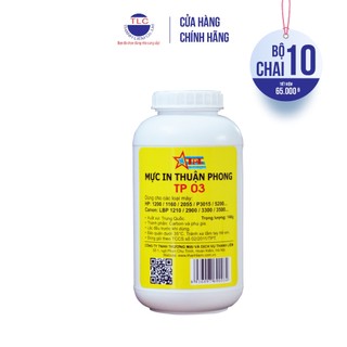 (BỘ 10 CHAI) Mực đổ Thuận Phong TPT TP03 dùng cho máy in HP/Canon (140g)